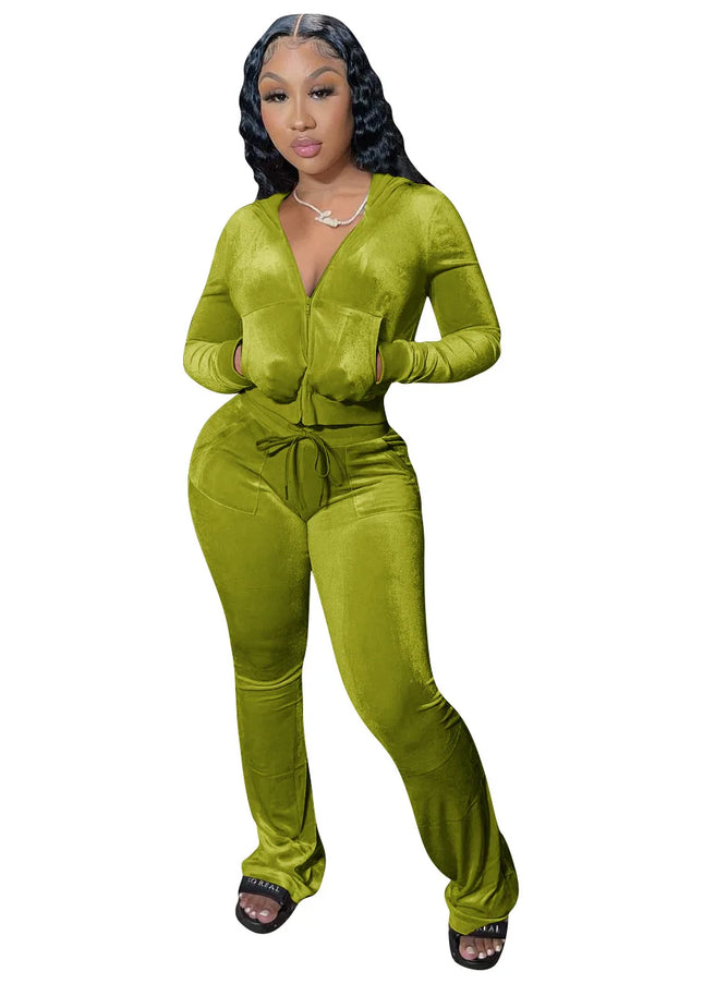 The Velvet Drip Lounge Set